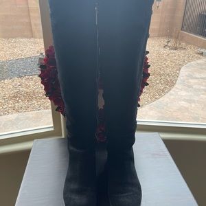 Michael Kors suede knee boot size 8